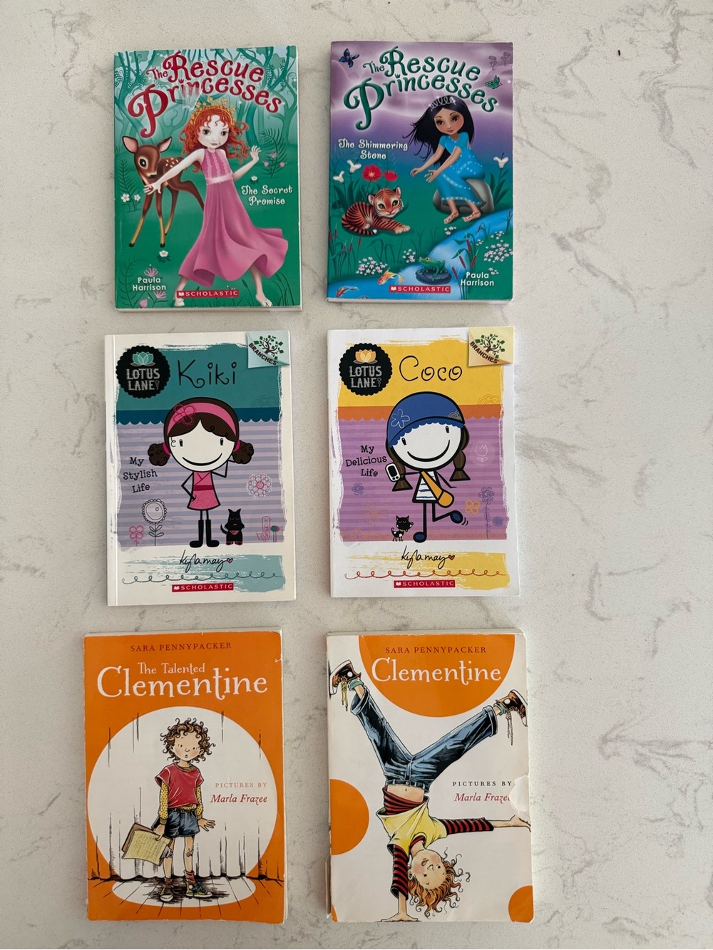 Clementine, Lotus Lane, The Rescue Princesses, 2 books each set